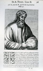 Strabo, illustration fra Andre Thevets 